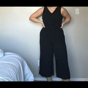 Polka Dot Black Jumpsuit